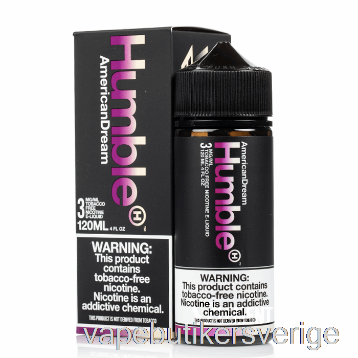 Vape Sverige American Dream - Humble Juice Co. - 120ml 3mg